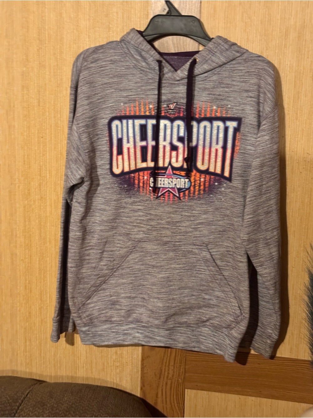 Cheersport  Gray Pullover Hoodie Sweater